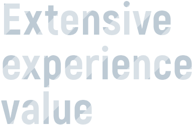 Extensive experience value